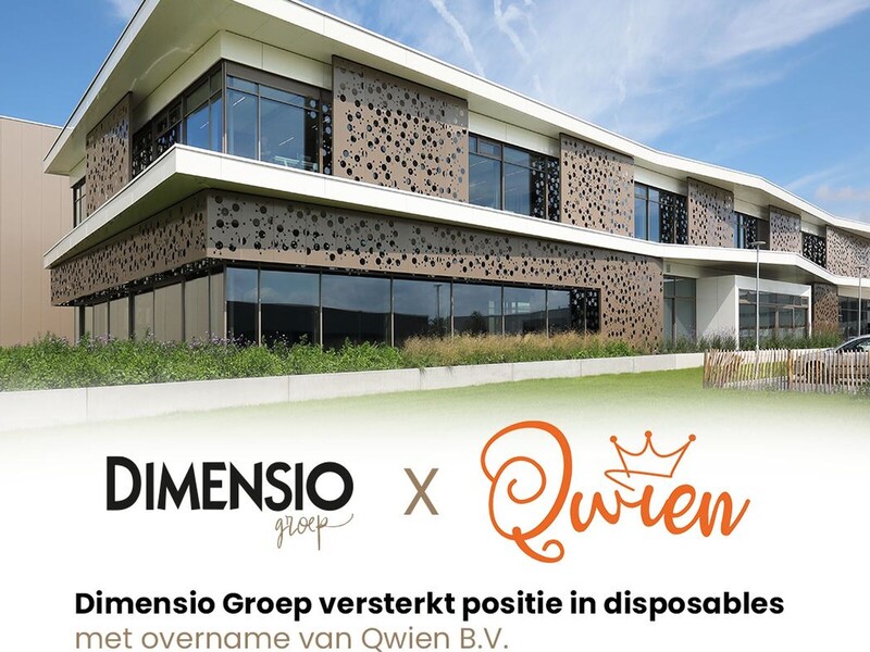 Dimensio Groep versterkt positie in disposables met overname van Qwien B.V.